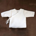 Merino Wool Fleece Cardigan - Natural