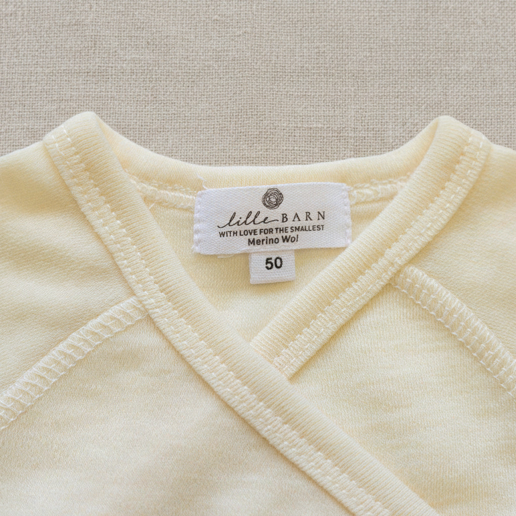 Merino Wool Wrap Romper Suit – Off White