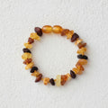Amber Bracelet Raw Beads - Mixed Colours