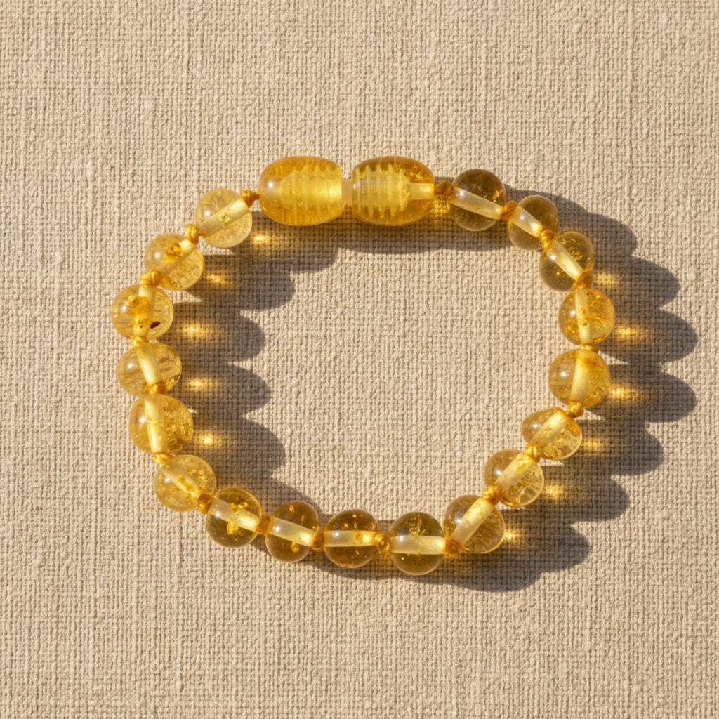 Amber Bracelet Polished - Lemon