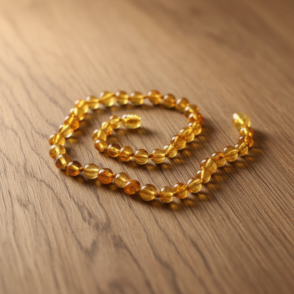 Amber Necklace – Lemon