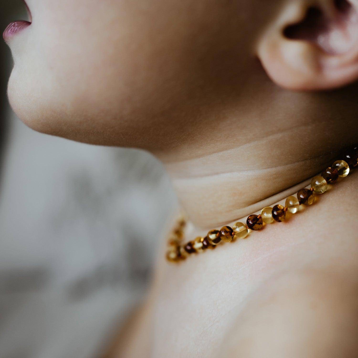 Amber Necklace - Lemon & Honey