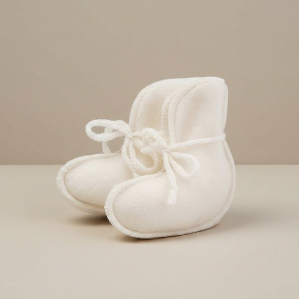 Merino Wool Slippers - Natural