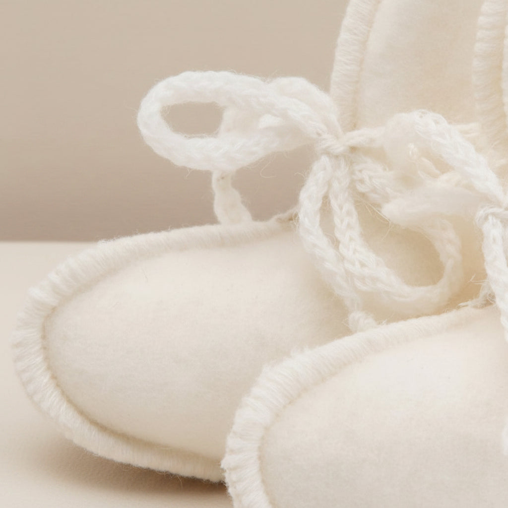 Merino Wool Slippers - Natural