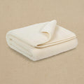Merino Wool Blanket - Single Layer - Natural - 120x150cm