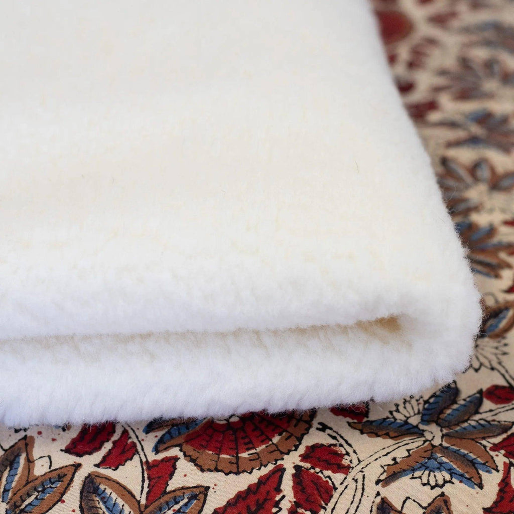 Merino Wool Blanket - Single Layer - Natural - 120x150cm