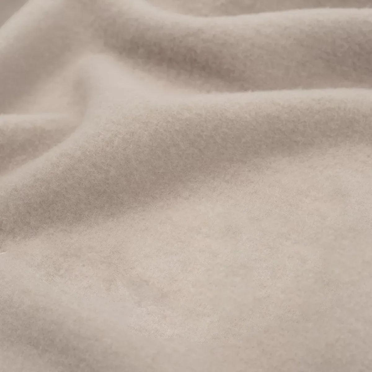Merino Wool Blanket Fleece - Beige - 75x100cm