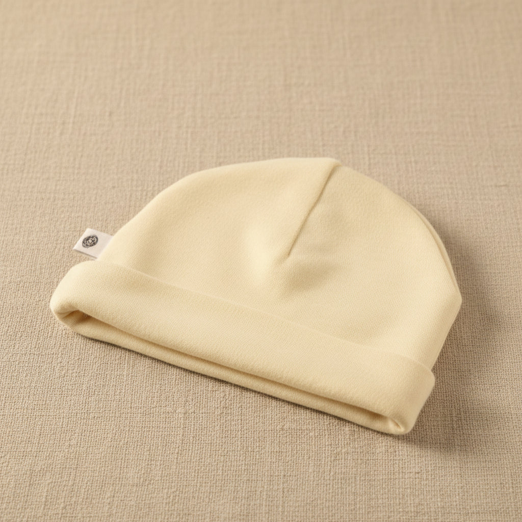 Merino Wool Baby Hat – Natural