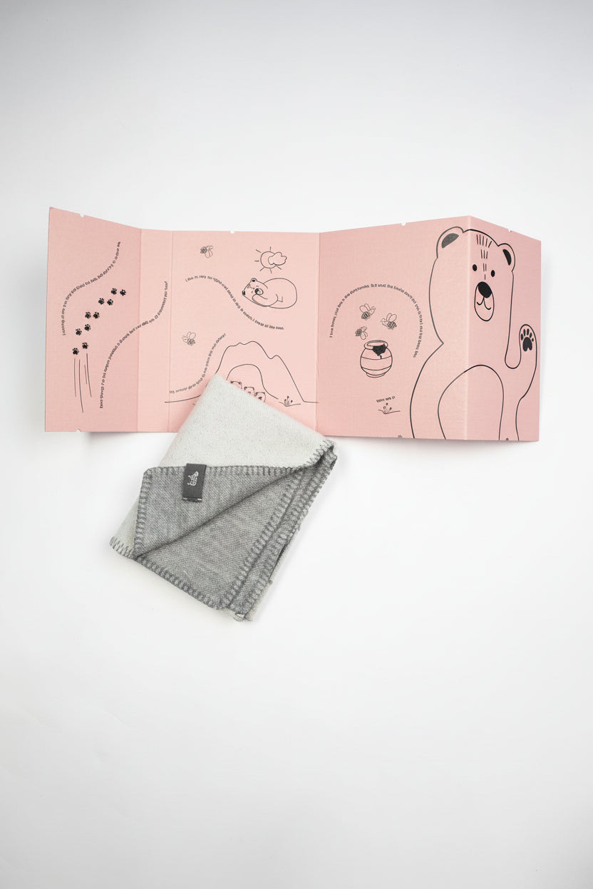 Merino baby blanket - Teddy