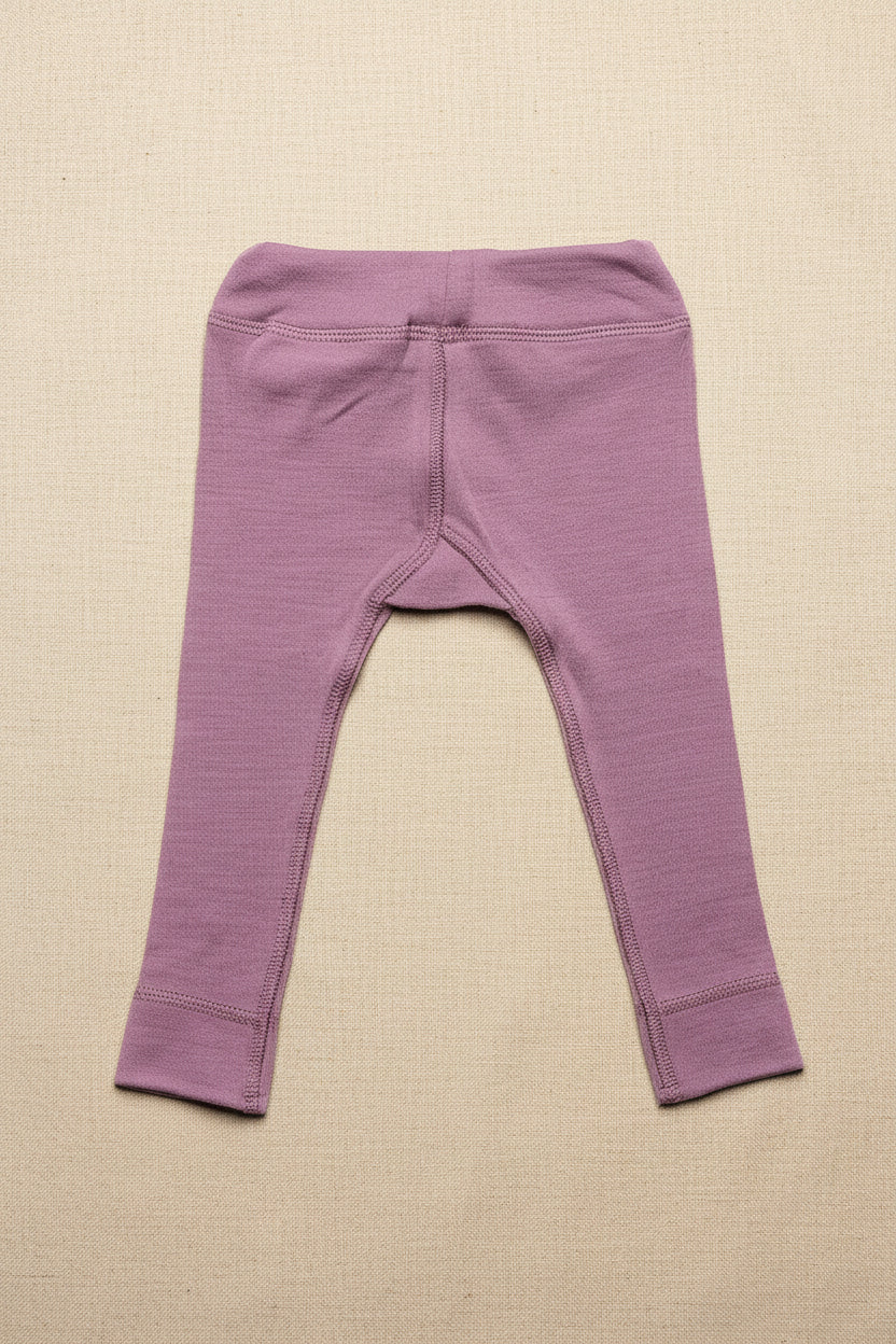 Merino Wool Trousers - Lavender Mist