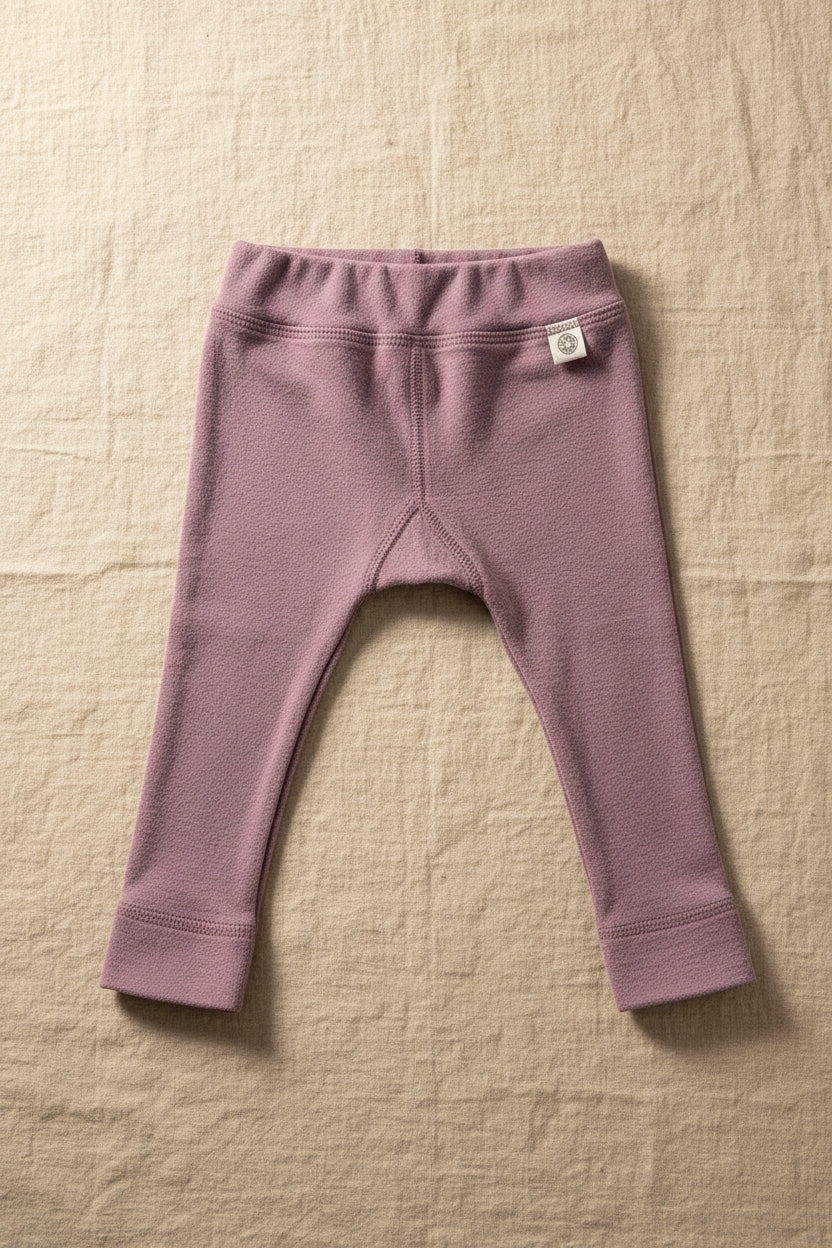 Merino Wool Trousers - Lavender Mist