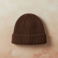 Merino Wool Baby Beanie - Carob