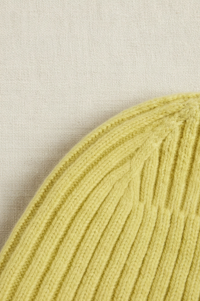 Merino Wool Baby Beanie - Lemonade