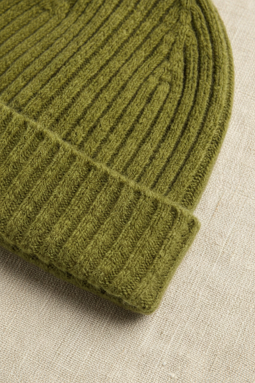 Merino Wool Baby Beanie - Pickle