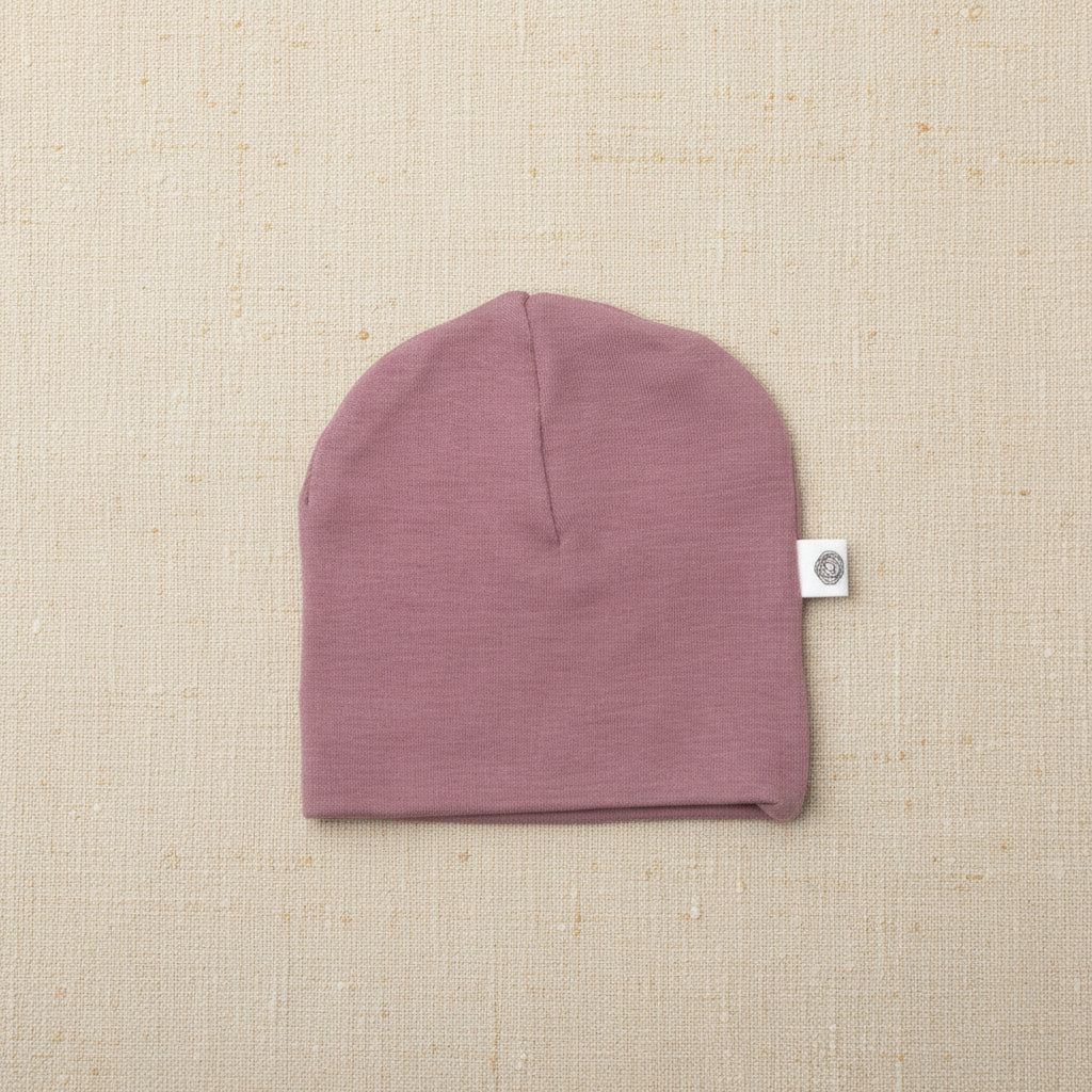 Merino Wool Baby Hat - Grape Shake