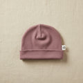 Merino Wool Baby Hat - Grape Shake