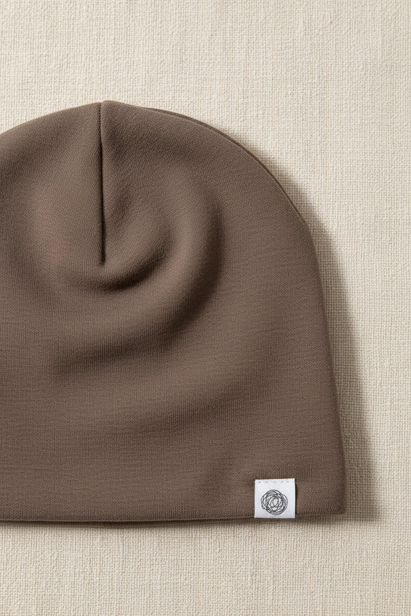 Merino Wool Baby Hat - Walnut