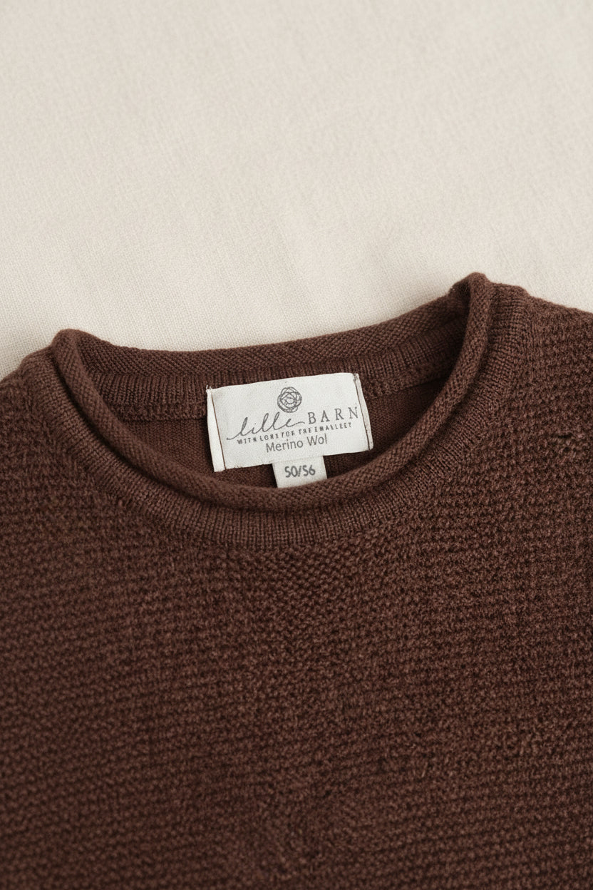 Merino Wool Spencer - Carob