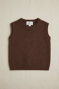 Merino Wool Spencer - Carob