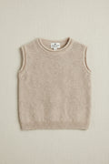 Merino Wool Spencer - Beige Grey