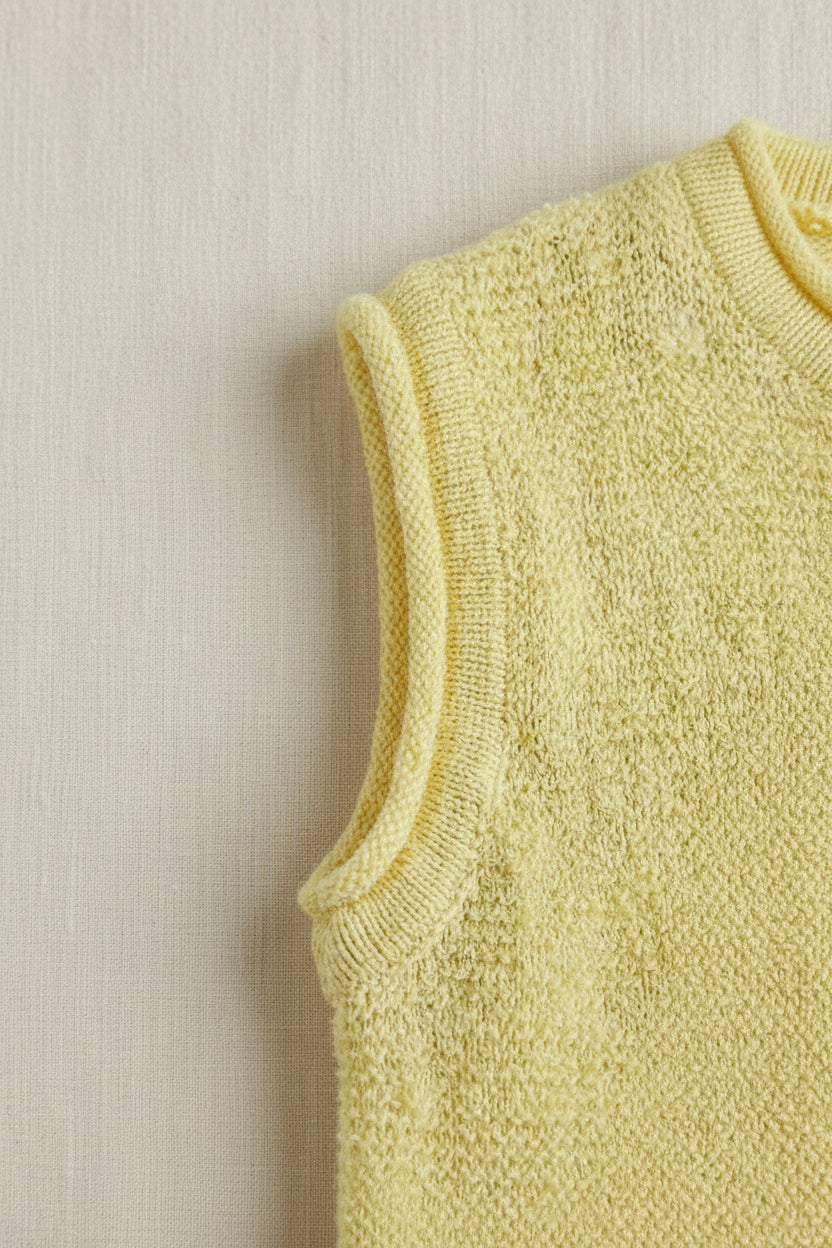Merino Wool Spencer - Lemonade