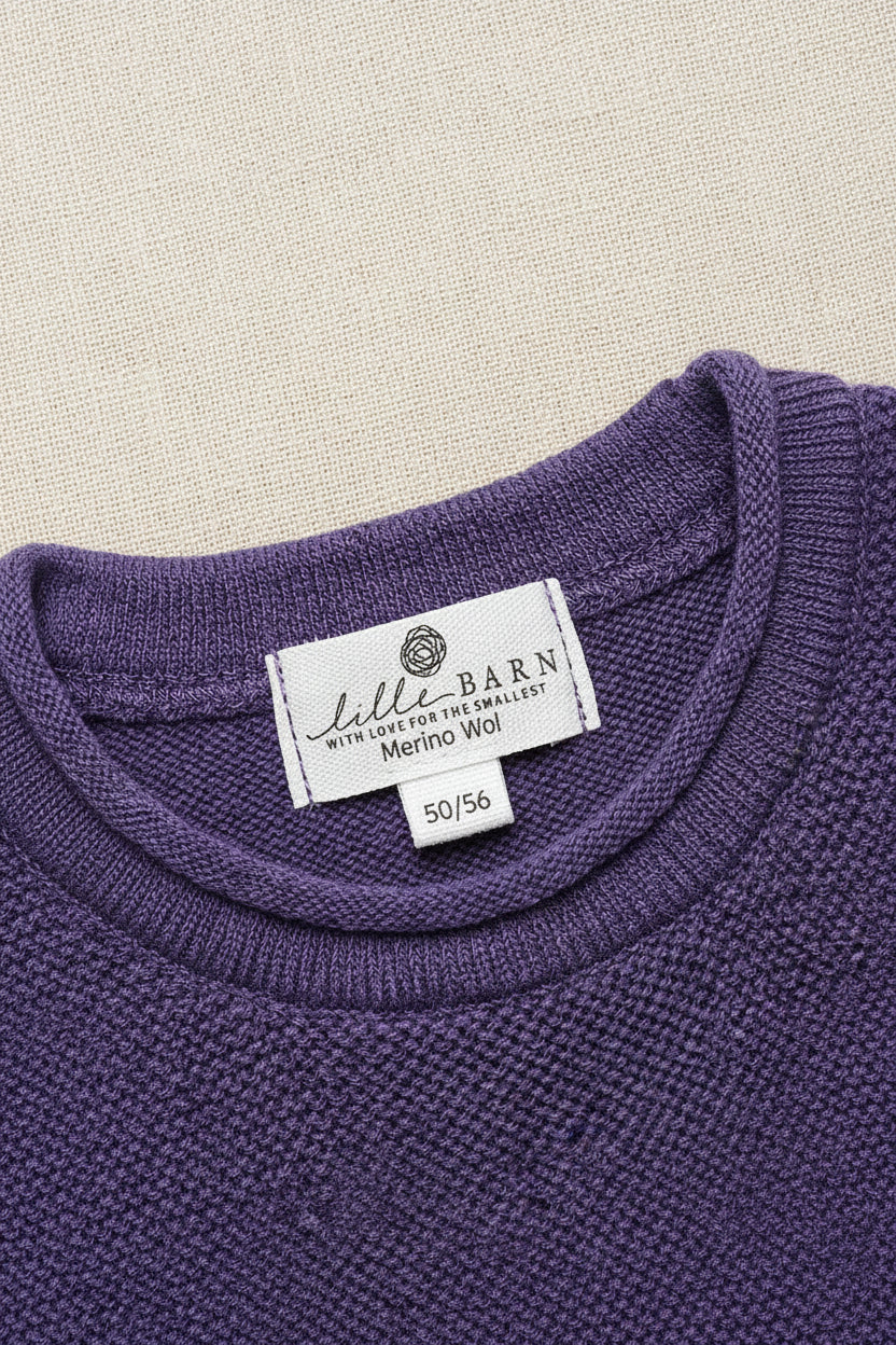 Merino Wool Spencer - Violet