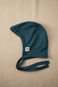 Merino Wool Baby Tie Hat - Orion Blue