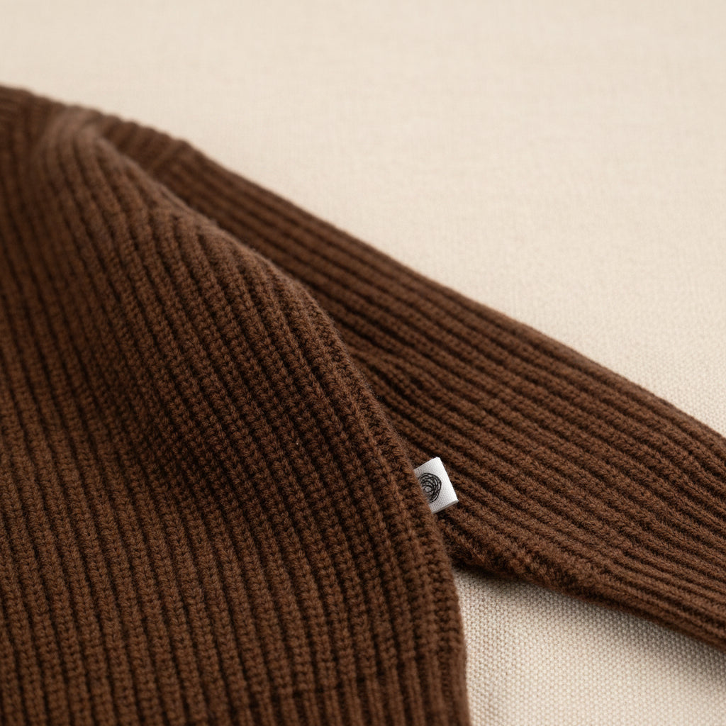 Merino Wool Sweater - Brunette