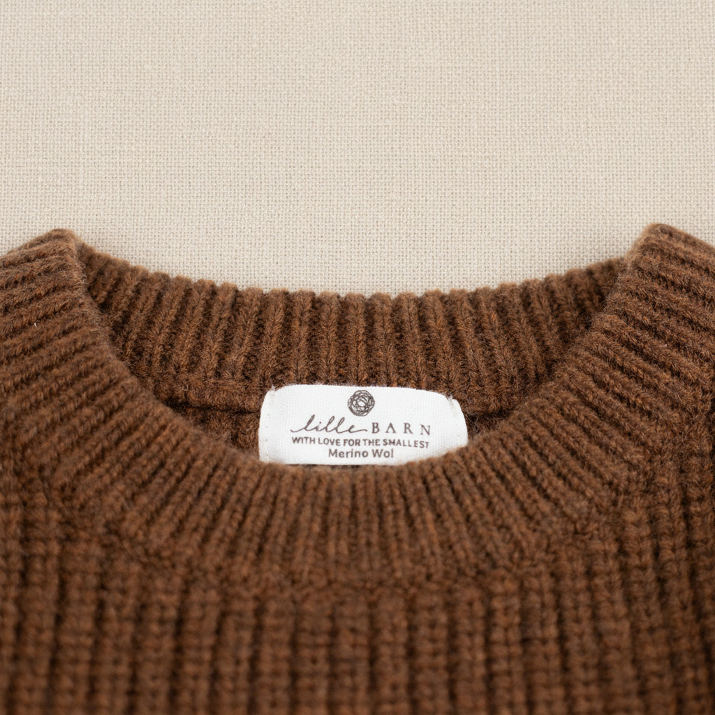 Merino Wool Sweater - Brunette
