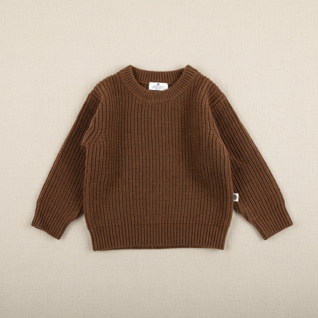 Merino Wool Sweater - Brunette