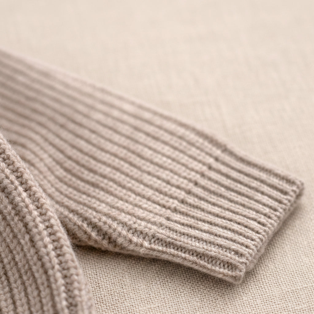 Merino Wool Sweater - Beige