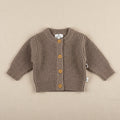 Merino Wool Cardigan - Cobble