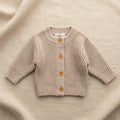 Merino Wool Cardigan - Beige