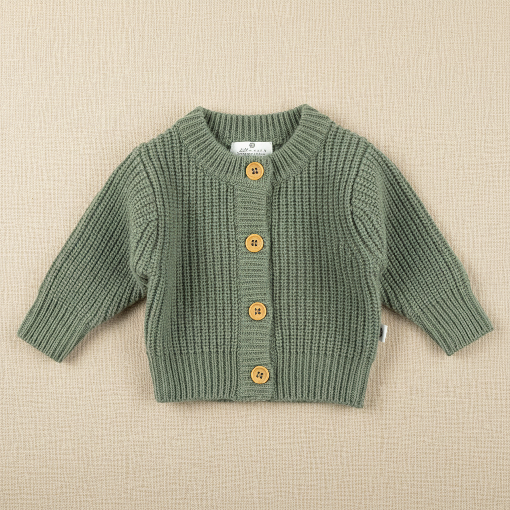 Merino Wool Cardigan - Harper