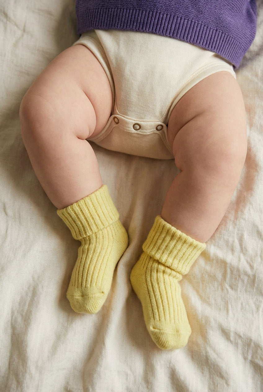 Merino Wool Socks - Lemonade