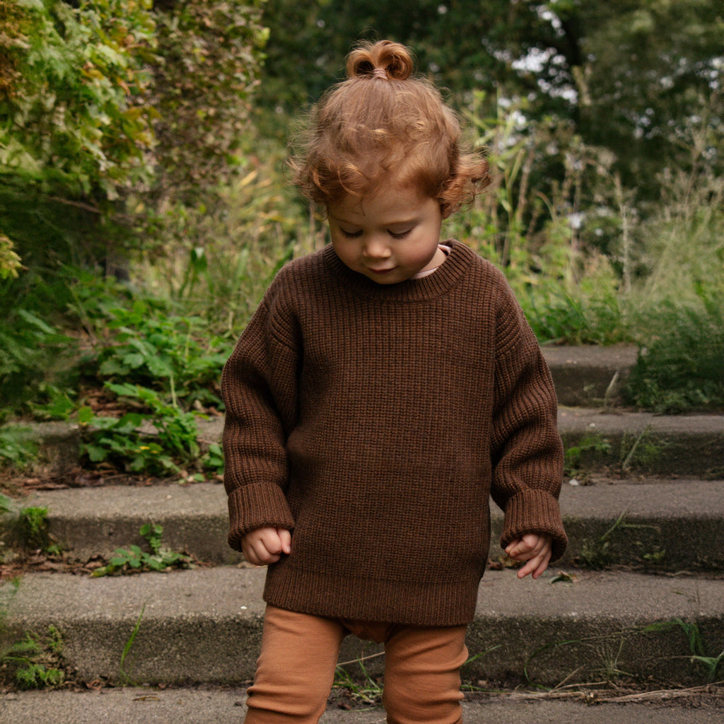 Merino Wool Sweater - Brunette