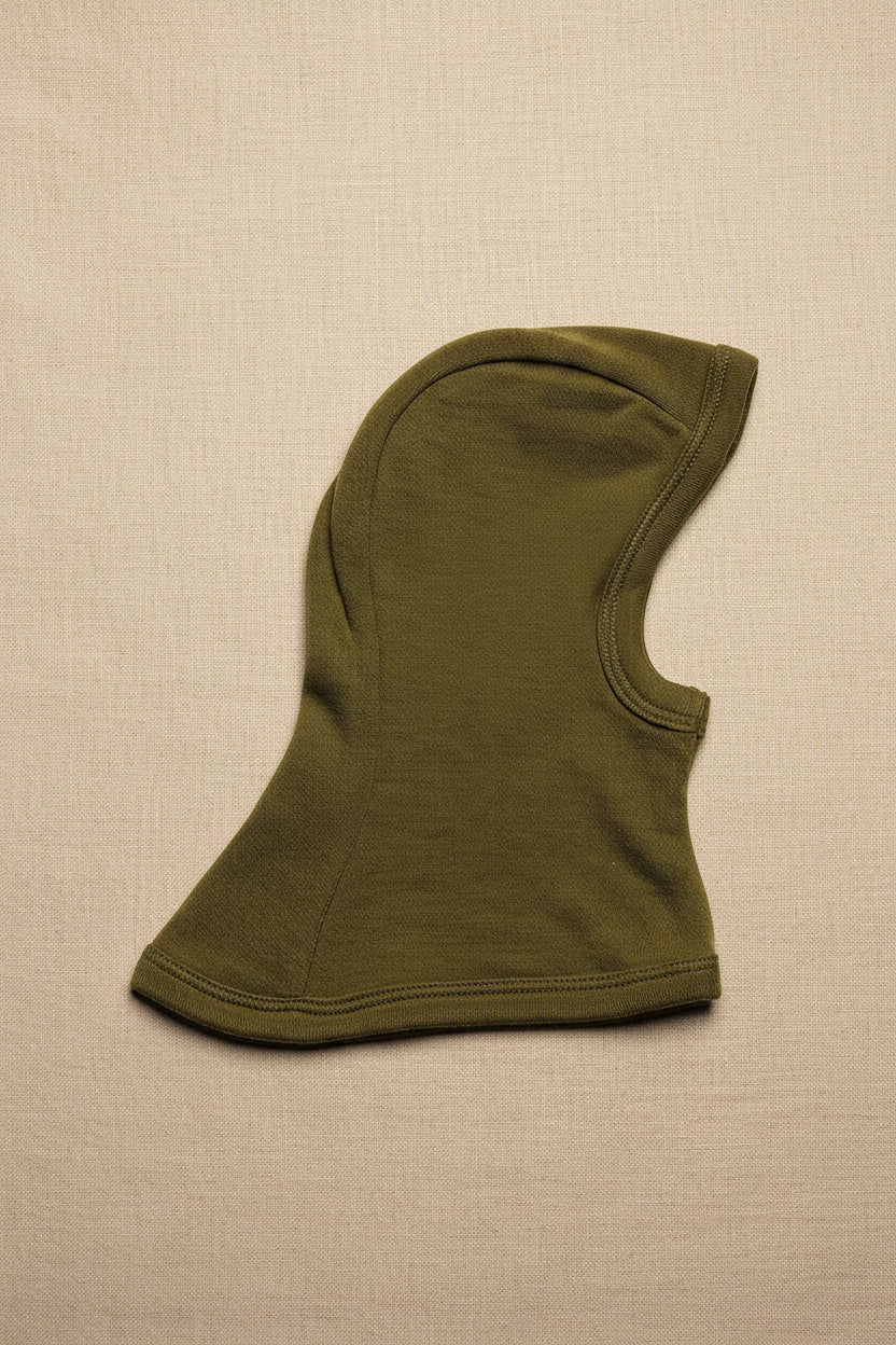 Merino Wool Balaclava - Fir Green