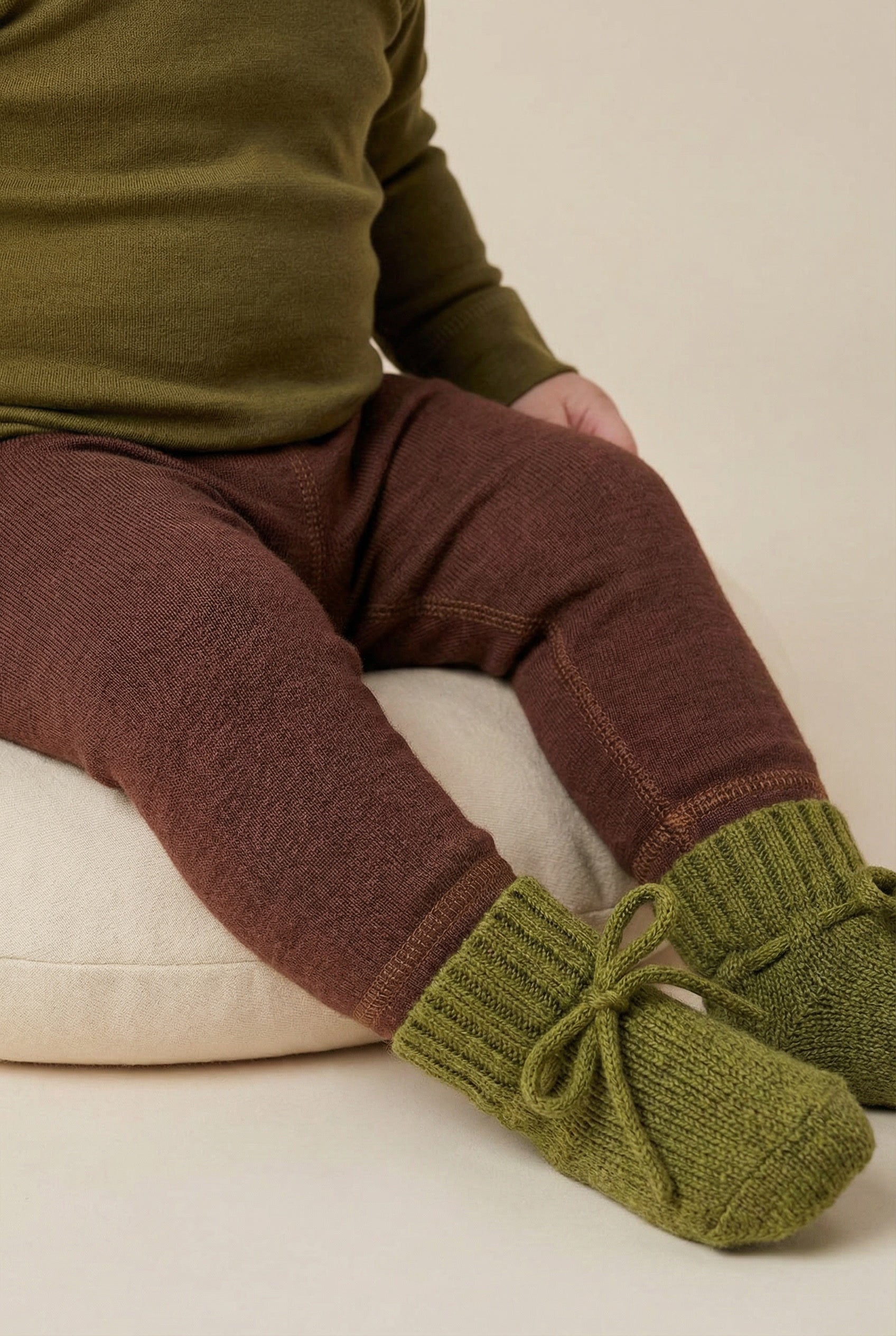 Merino Wool Trousers - Cinnamon