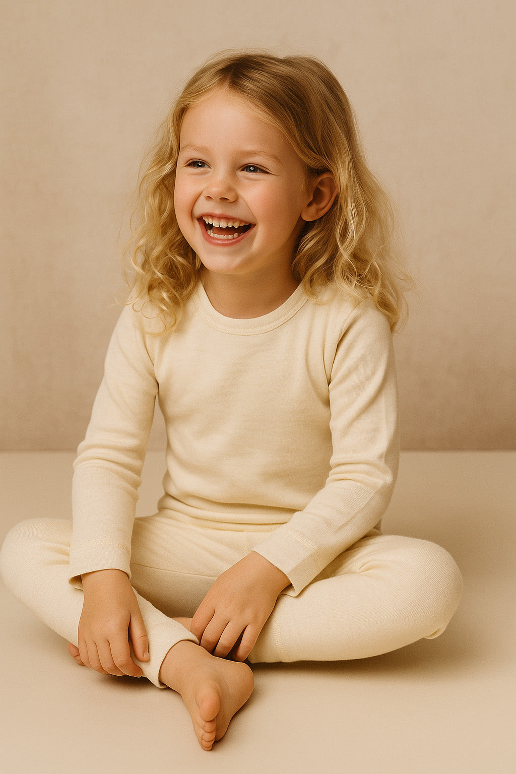Merino Wool Sweater - Natural