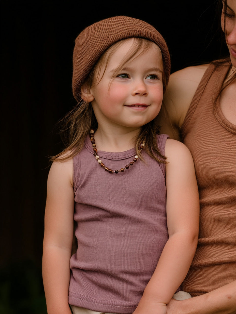 Merino Wool Undershirt - Grape Shake