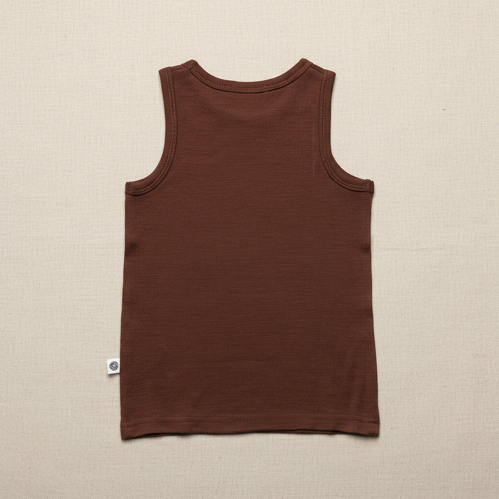 Merino Wool Undershirt - Cinnamon