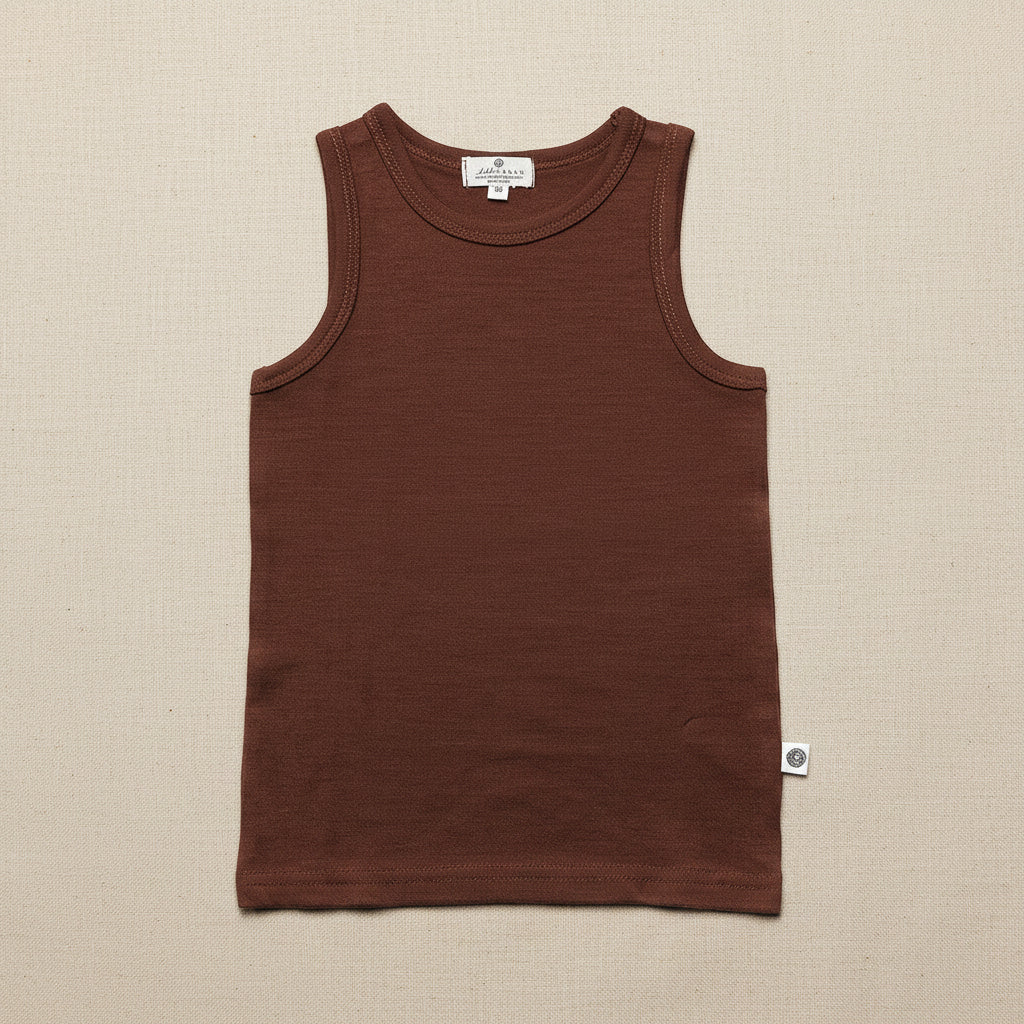 Merino Wool Undershirt - Cinnamon