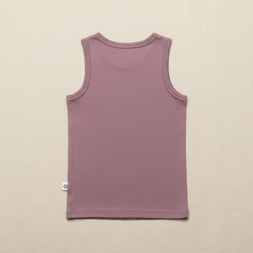 Merino Wool Undershirt - Grape Shake
