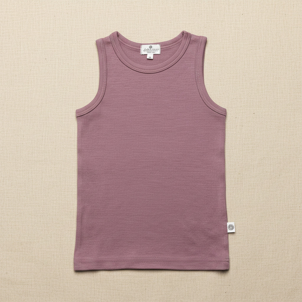 Merino Wool Undershirt - Grape Shake