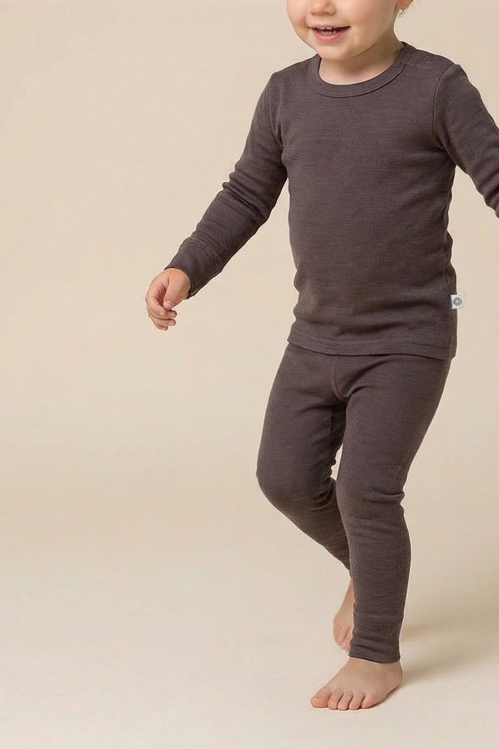 Merino Wool Trousers - Peppercorn