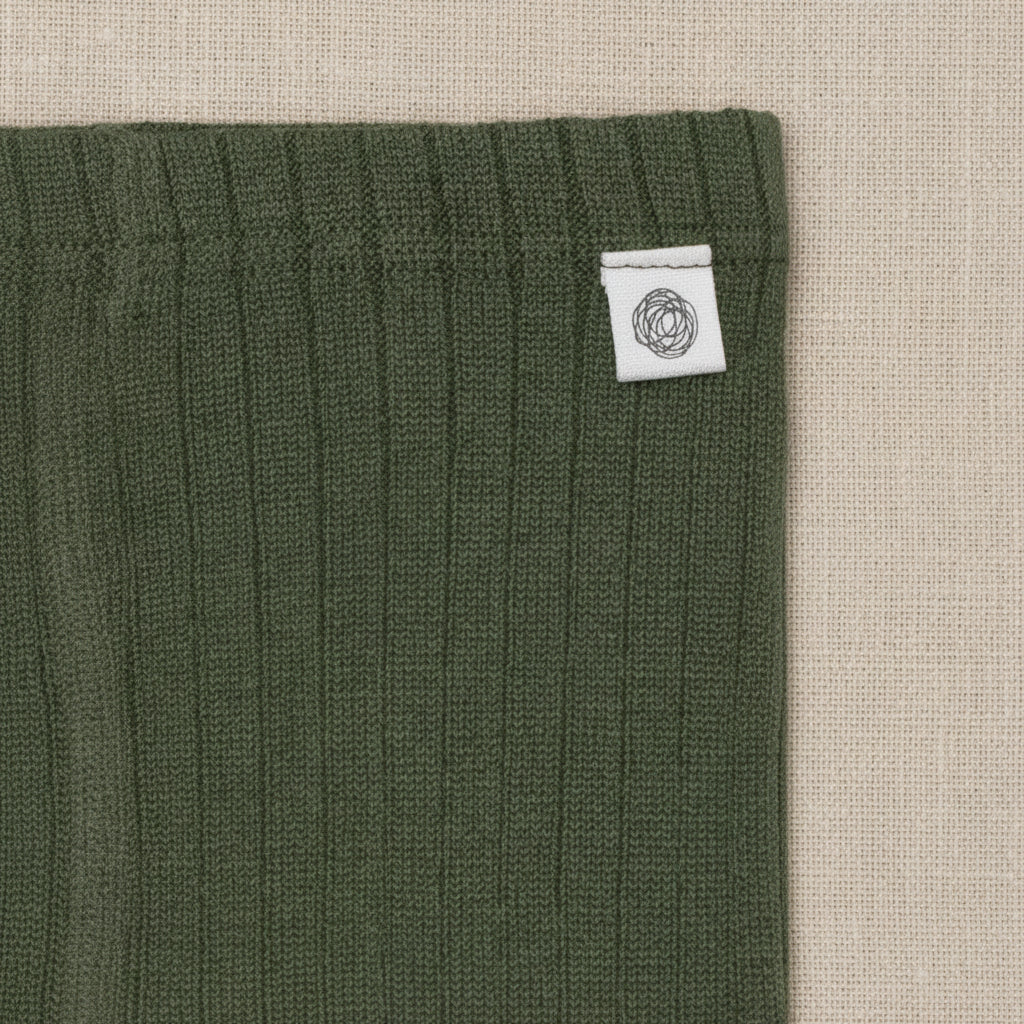 Merino Wool Tights - Light Avocado