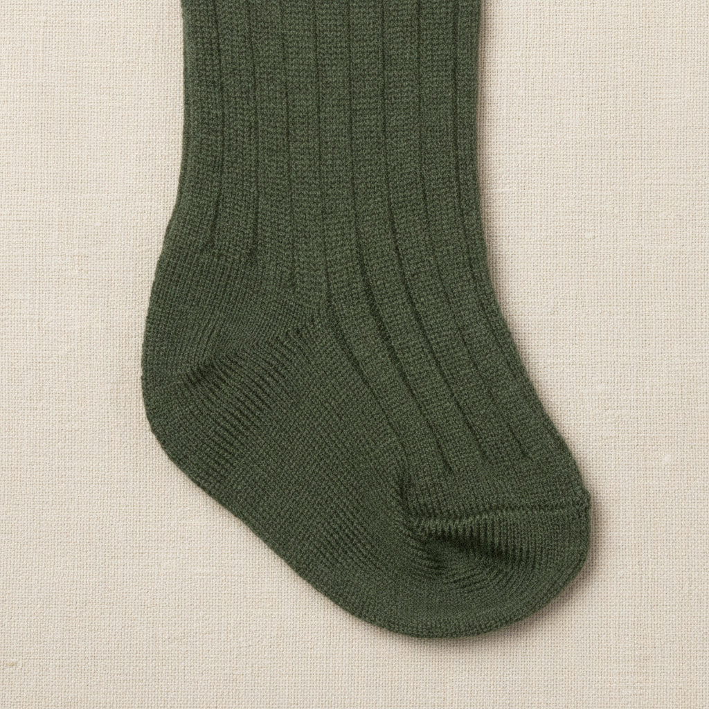 Merino Wool Tights - Light Avocado