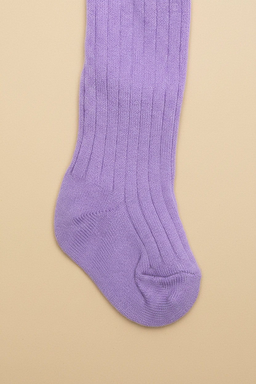 Merino Wool Tights - Orchid