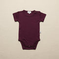 Merino Wool Romper Short Sleeve - Fig