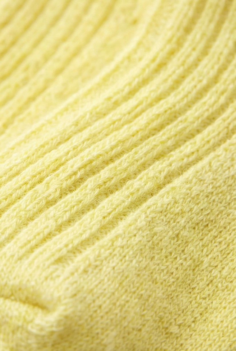 Merino Wool Socks - Lemonade